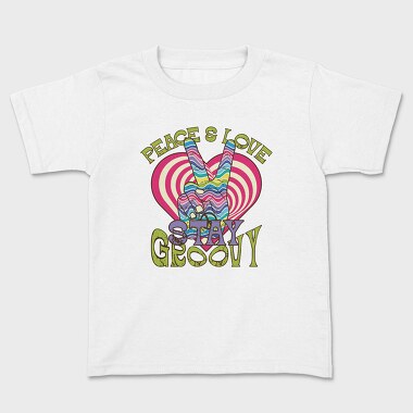 Peace Love Vibes, Tricou Copii