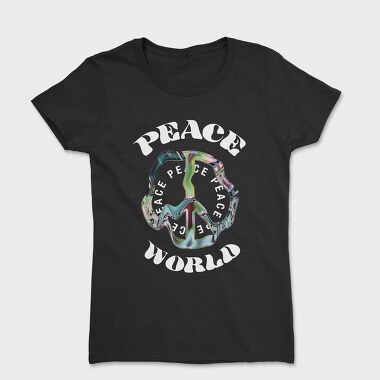 Peace World Vibes, Tricou Femei