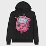 Pink Cat Game, Hanorac Oversize Barbati (Unisex)