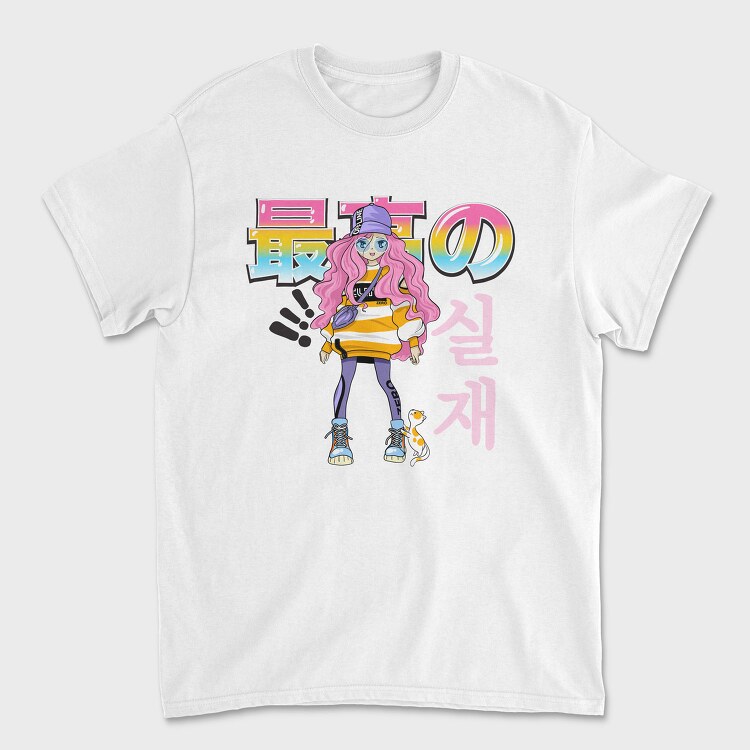 Pink Hair Vibes, Tricou Barbati (Unisex)