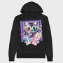 Popcorn Cat Vibes, Hanorac Oversize Barbati (Unisex)