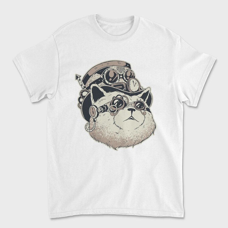 Pug Pilot Goggles, Tricou Barbati (Unisex)