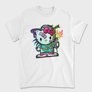 Punk Kitty Queen, Tricou Barbati (Unisex)