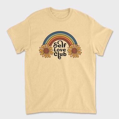 Rainbow Daisy Vibes, Tricou Barbati (Unisex)