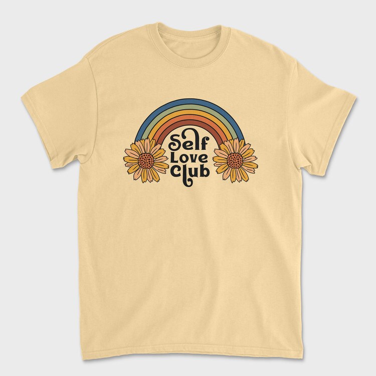 Rainbow Daisy Vibes, Tricou Barbati (Unisex)