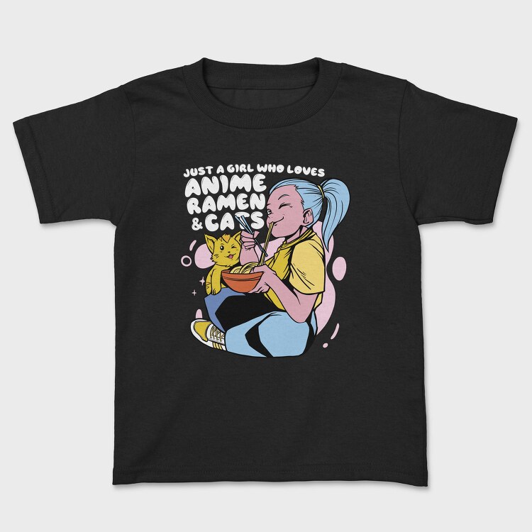 Ramen Cat Love, Tricou Copii