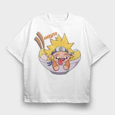 Ramen Ninja Vibes, Tricou Oversize Barbati (Unisex)