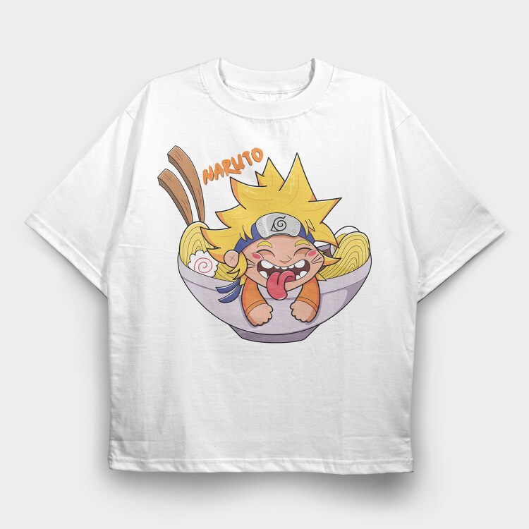 Ramen Ninja Vibes, Tricou Oversize Barbati (Unisex)