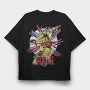 Raph Ninja Burst, Tricou Oversize Barbati (Unisex)