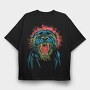 Roaring Tiger Roar, Tricou Oversize Barbati (Unisex)