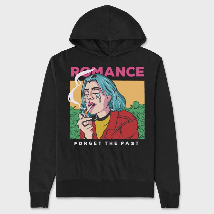 Romantic Smoke Escape, Hanorac Oversize Barbati (Unisex)