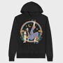 Skate Moon Goddess, Hanorac Oversize Barbati (Unisex)