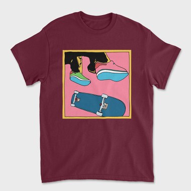 Skate Shoe Vibe, Tricou Barbati (Unisex)