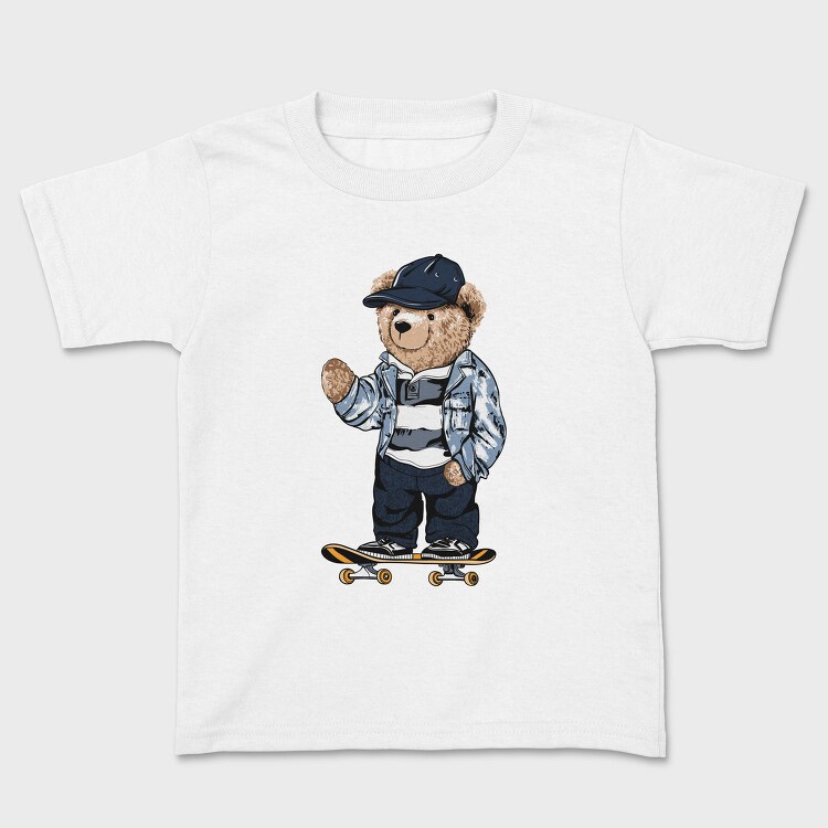 Skateboarding Teddy Bear, Tricou Copii