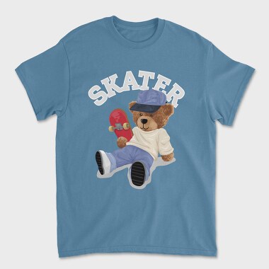 Skater Bear Vibes, Tricou Barbati (Unisex)