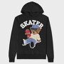 Skater Bear Vibes, Hanorac Oversize Barbati (Unisex)