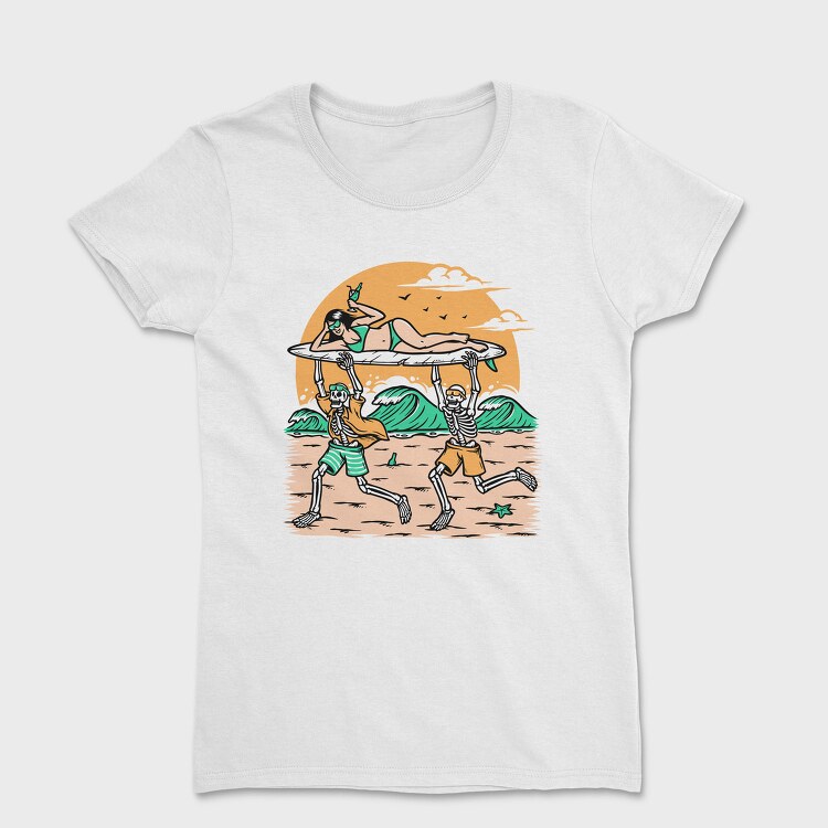 Skeletons Beach Party, Tricou Femei