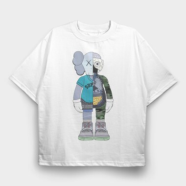 Skull Streetwear, Tricou Oversize Barbati (Unisex)