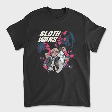 Sloth Wars Rebels, Tricou Barbati (Unisex)