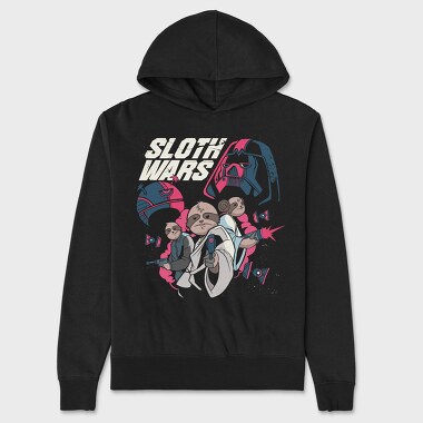 Sloth Wars Rebels, Hanorac Oversize Barbati (Unisex)