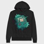 Snorlax King Gameboy, Hanorac Oversize Barbati (Unisex)
