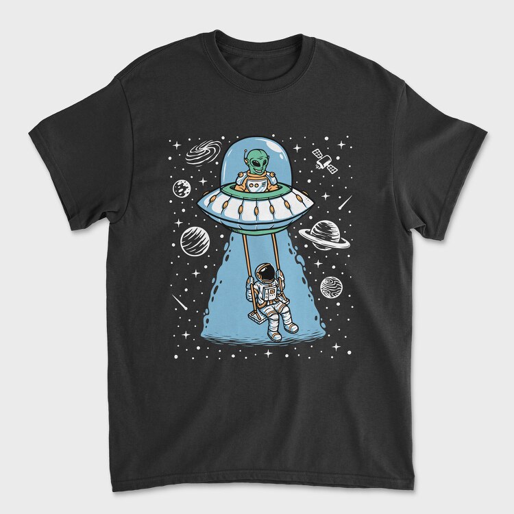 Space Alien Swing, Tricou Barbati (Unisex)