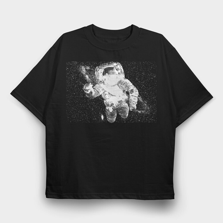 Space Cadet Escape, Tricou Oversize Barbati (Unisex)