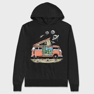 Space Camper Dreams, Hanorac Oversize Barbati (Unisex)