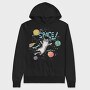 Space Cat Adventure, Hanorac Oversize Barbati (Unisex)