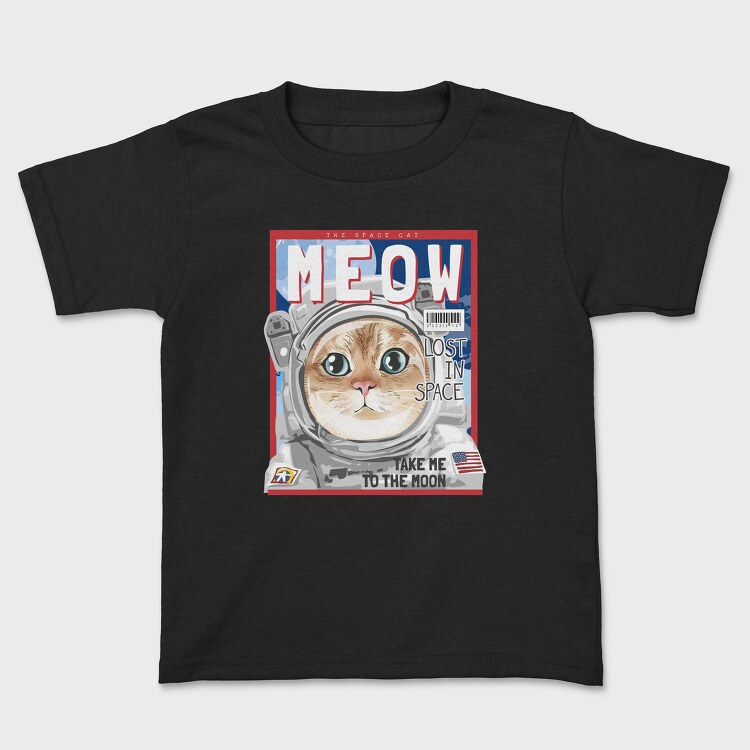 Space Cat Astronaut, Tricou Copii