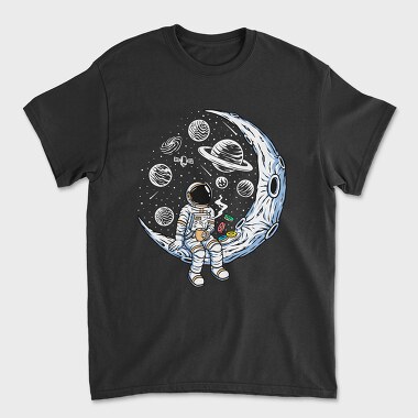 Space Donut Astronaut, Tricou Barbati (Unisex)
