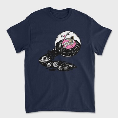 Space Flamingo Float, Tricou Barbati (Unisex)