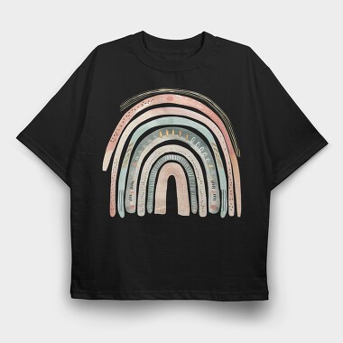 Boho Magic Clip, Tricou Oversize Barbati (Unisex)