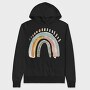 Boho Magic Rainbow, Hanorac Oversize Barbati (Unisex)