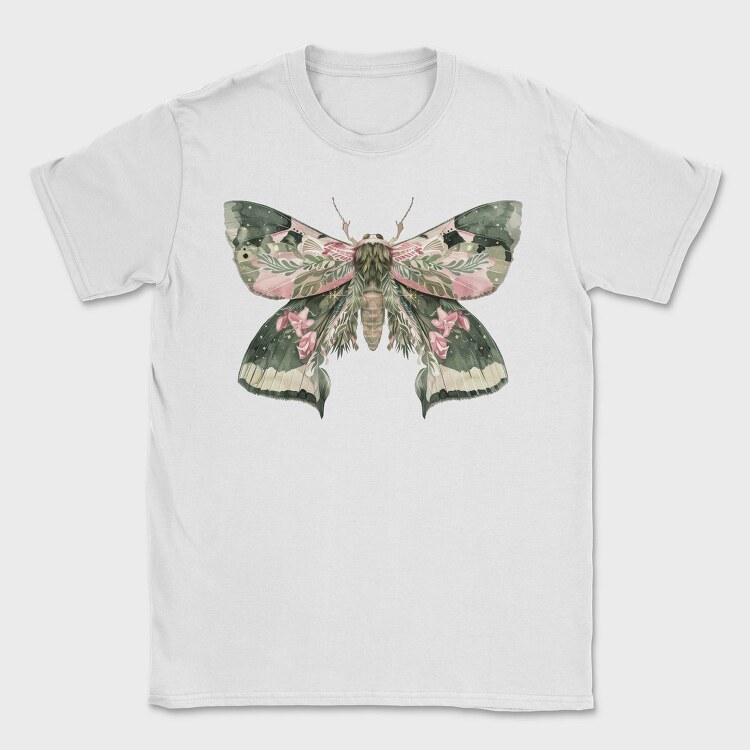 Boho Moon Blossom, Tricou Barbati (Unisex)