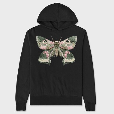 Boho Moon Blossom, Hanorac Oversize Barbati (Unisex)