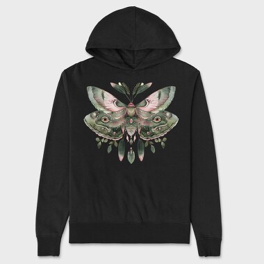Boho Moon Fantasy, Hanorac Oversize Barbati (Unisex)