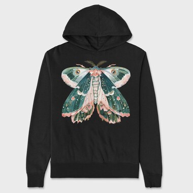 Boho Moon Mist, Hanorac Oversize Barbati (Unisex)