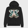Boho Moon Mist, Hanorac Oversize Barbati (Unisex)