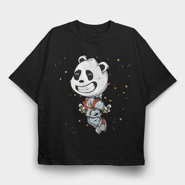 Space Panda Explorer, Tricou Oversize Barbati (Unisex)