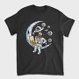 Space Pizza Astronaut, Tricou Barbati (Unisex)