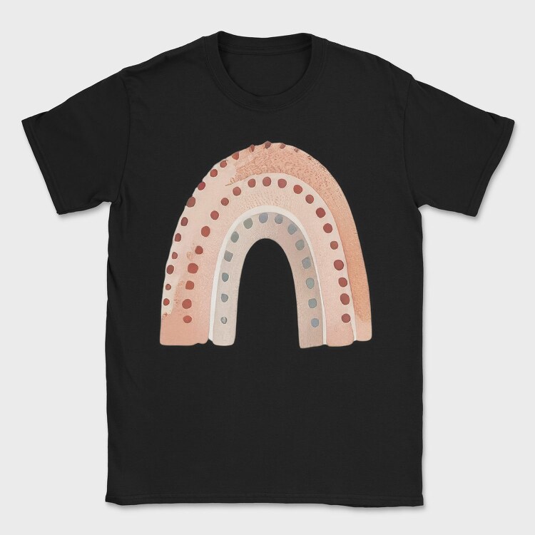 Boho Rainbow Clip, Tricou Barbati (Unisex)