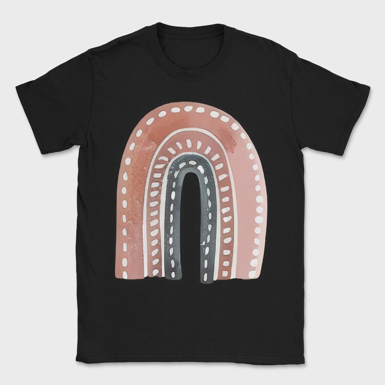 Boho Rainbow Clipart, Tricou Barbati (Unisex)