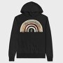 Boho Rainbow Magicbow, Hanorac Oversize Barbati (Unisex)