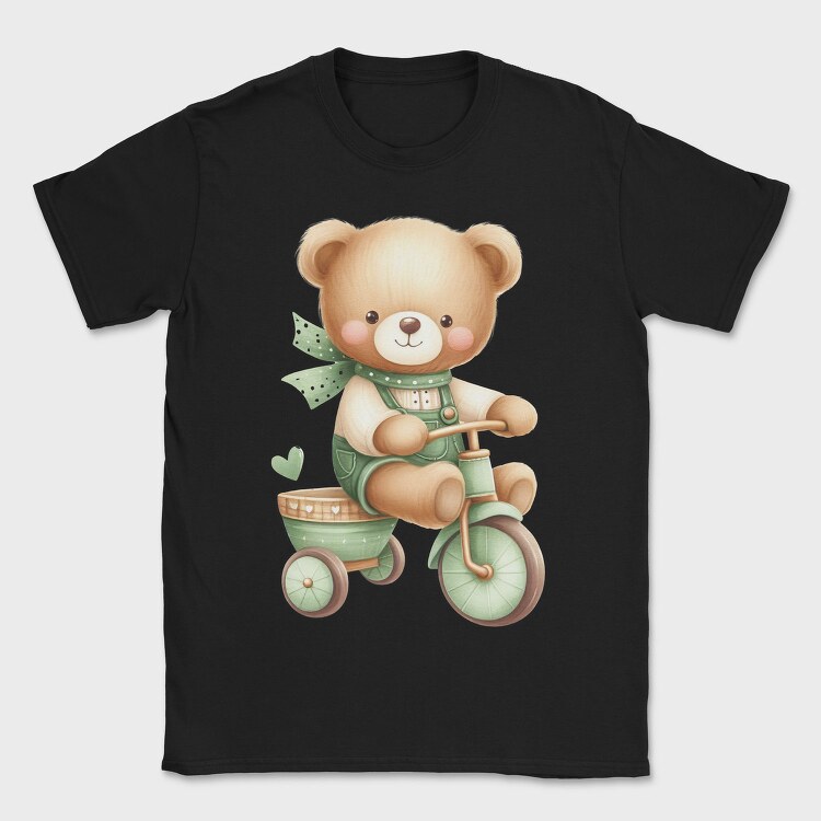 Boho Teddy Bike, Tricou Barbati (Unisex)
