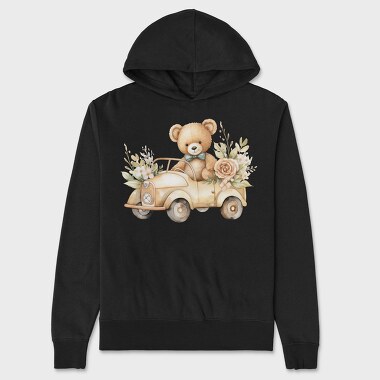 Boho Teddy Cruiser, Hanorac Oversize Barbati (Unisex)