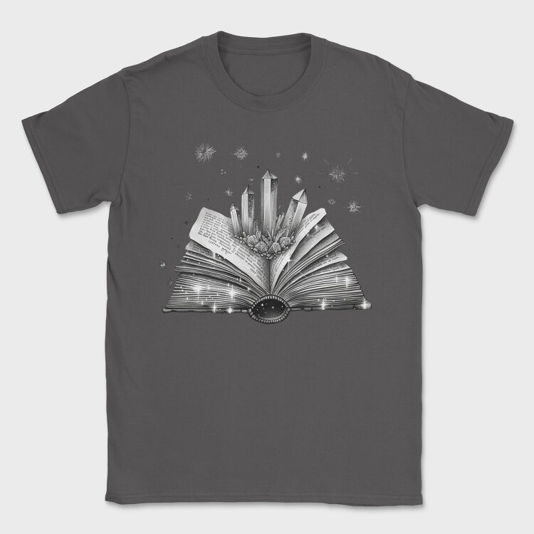 Book Crystals Stars, Tricou Barbati (Unisex)