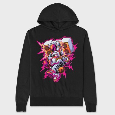 Space Rock Guitar, Hanorac Oversize Barbati (Unisex)