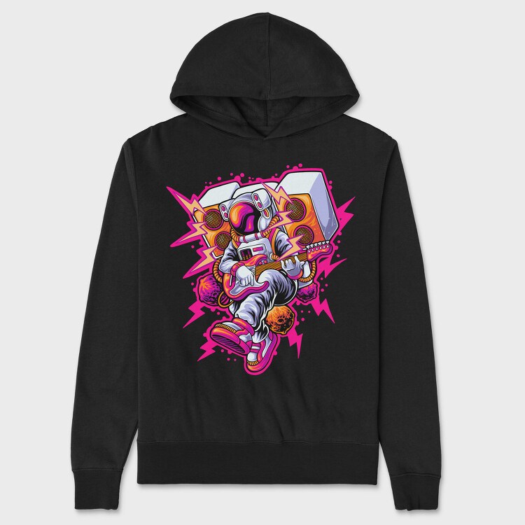 Space Rock Guitar, Hanorac Oversize Barbati (Unisex)