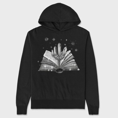 Book Crystals Stars, Hanorac Oversize Barbati (Unisex)
